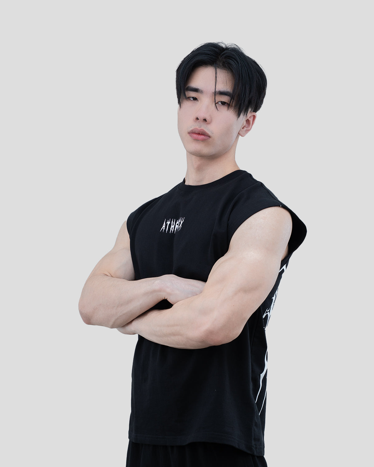 Dark Flex Boxy tank